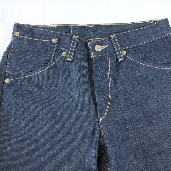 NWOT Rare Vintage Levi's Rigid Indigo Jeans with Bottom Cuff - Picture 3 of 4
